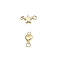 Brass Magnetic Clasp, 18K gold plated 