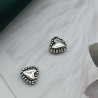 Zinc Alloy Heart Beads, antique silver color plated, DIY Approx 1.5mm 