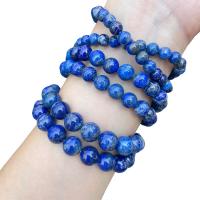 Perles de pierre lasurite naturelles, Lapis lazuli, Rond, normes différentes pour le choix & pour femme, bleu .5 pouce, Vendu par PC