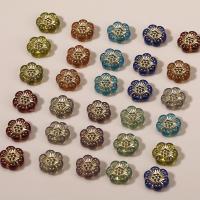 Acrylic Jewelry Beads, Plum Blossom, stoving varnish, DIY 12mm 