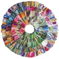Fil de couture, Fibre de polyester, DIY, couleurs mélangées Vendu par PC