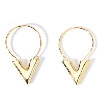 Zinc Alloy Leverback Earring, plated, fashion jewelry & for woman 16mm 