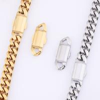 316 Stainless Steel Necklace Spring Clasp, Vacuum Ion Plating, DIY 13mm 