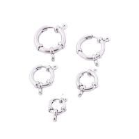 Stainless Steel Spring Ring Clasp, 316 Stainless Steel, Donut, DIY original color 