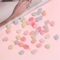 Crackle Acrylic Beads, Heart, DIY & ice flake Approx 