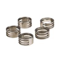 304 Stainless Steel Jump Ring Tool Finger Ring, ring shape, Galvanic plating, durable & Unisex 21mm 