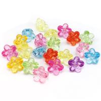 Flower Resin Beads, DIY, mixed colors, 10mm, Approx 