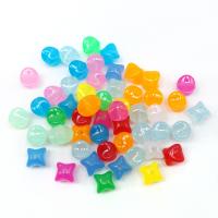 Jelly Style Acrylic Beads, DIY, mixed colors Approx 