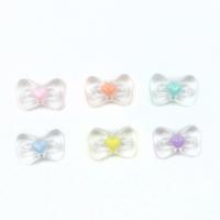 collier en perle acrylique , Noeud papillon, DIY & émail, plus de couleurs à choisir Environ Vendu par sac