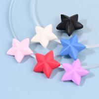 Mobile Phone DIY Decoration, Resin, Star, stoving varnish 19mm, Approx 