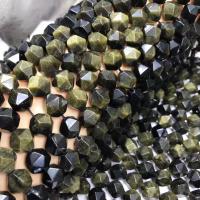 Gold Obsidian Beads, irregular, polished, Star Cut Faceted & DIY 