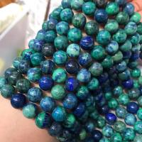 Jaspis Stein Perlen, Lapislazuli Phönix, rund, poliert, DIY & verschiedene Größen vorhanden, Länge:38 cm, verkauft von PC