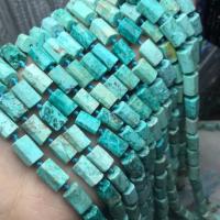 Natural Turquoise Beads, polished, DIY & faceted & frosted, green cm 
