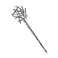 Hair Stick, Zinc Alloy, with Wood & Plastic Pearl, plated, fashion jewelry & for woman Approx 17 cm 