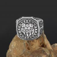 304 Stainless Steel Finger Ring & for man & blacken, original color 