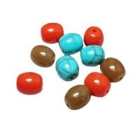 Harz Perlen Schmuck, Eimer, poliert, DIY & imitierter Türkis & verschiedene Größen vorhanden, keine, 14x15mm, verkauft von PC