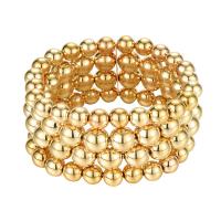 Resin Bracelets, Plastic, with Resin, Round, fashion jewelry & multilayer & for woman, 55mm 