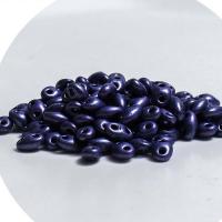 Plated Glass Seed Beads, Glass Beads, DIY & double-hole Approx 