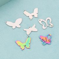 Stainless Steel Pendants, 304 Stainless Steel, Butterfly, DIY 