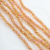 Rondelle Crystal Beads, Abacus, polished, DIY & faceted, Topaz Approx 