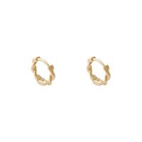 Zinc Alloy Huggie Hoop Earring, Donut, plated, fashion jewelry & for woman 