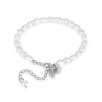 Cultured Freshwater Pearl Bracelets, 304 Stainless Steel, with Freshwater Pearl, with 2.36inch extender chain, Vacuum Ion Plating, fashion jewelry & for woman Approx 6.3 Inch 