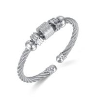Stainless Steel Cuff Bangle, 304 Stainless Steel, Vacuum Ion Plating, Adjustable & fashion jewelry & for woman 5mm Approx 6.69 Inch 