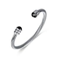 Stainless Steel Cuff Bangle, 304 Stainless Steel, Vacuum Ion Plating, Adjustable & fashion jewelry & for woman 5mm Approx 7.09 Inch 