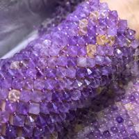 Natural Ametrine Beads, with Seedbead, polished, DIY & faceted, purple cm 