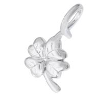 Stainless Steel Clover Pendant, 316 Stainless Steel, DIY, original color, 16*29*4mm Approx 6mm 