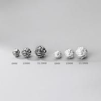 Sterling Silber Spacer Perlen, 925er Sterling Silber, plattiert, verschiedene Größen vorhanden, keine, verkauft von PC