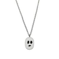 Halloween Necklace, Zinc Alloy, platinum plated, Halloween Jewelry Gift & for woman, original color, 565mm 