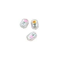 Harz Perlen Schmuck, DIY & Nachahmung Perle & verschiedene Muster für Wahl, 15x21mm, verkauft von PC