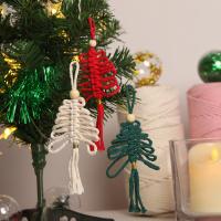 Hanging Ornaments, Cotton Thread, Christmas Design, mixed colors 