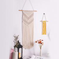Hanging Ornaments, Cotton Thread, Bohemian style, beige, 800mm 
