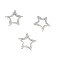 Stainless Steel Star Pendant, 304 Stainless Steel, DIY & hollow, original color 