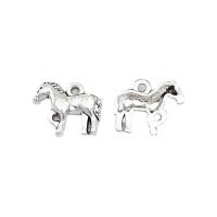 Zinc Alloy Animal Pendants, Horse, antique silver color plated, Unisex Approx 