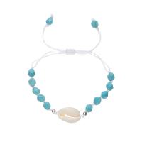 Resin Shell Bracelets, with Polyester Cord, fashion jewelry & for woman, 90mm 