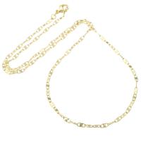 Brass Chain Necklace, gold color plated, Unisex Approx 18 Inch 