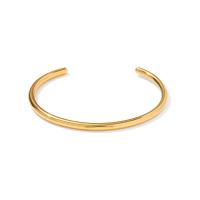 Stainless Steel Cuff Bangle, 304 Stainless Steel, Vacuum Ion Plating, fashion jewelry & for woman, golden, 3.87mm 