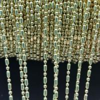Brass Ball Chain, 14K gold plated, DIY, 1.5mm 