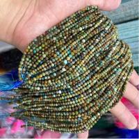 Perles en Turquoise naturelle, poli, normes différentes pour le choix & facettes, vert Environ 15 pouce, Vendu par brin