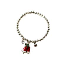 Zinc Alloy Christmas Bracelet, gold color plated, Christmas Design & for woman & enamel, golden cm 