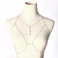 alliage de zinc Chain Chest, Placage, bijoux de mode & pour femme, plus de couleurs à choisir, Vendu par PC