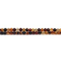 Perles agates miracles naturelles, agate miracle, Rond, poli, DIY & normes différentes pour le choix, couleurs mélangées Environ 38 cm, Vendu par brin