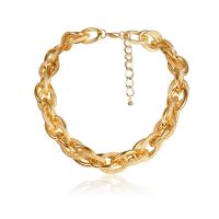 Aluminum Bracelets, gold color plated, fashion jewelry & adjustable & for woman, golden 