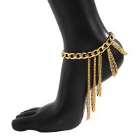 Iron Anklet, with Aluminum, with 5cm extender chain, plated, fashion jewelry & for woman cm 