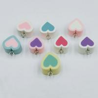 Polymer Clay Jewelry Pendants, Heart, DIY Approx 