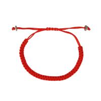 Acrylic Bracelet, Unisex & braided, red Approx 7-11.8 Inch 