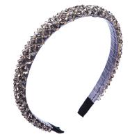 Hair Bands, Cloth, with Crystal, Korean style & for woman 355mm 